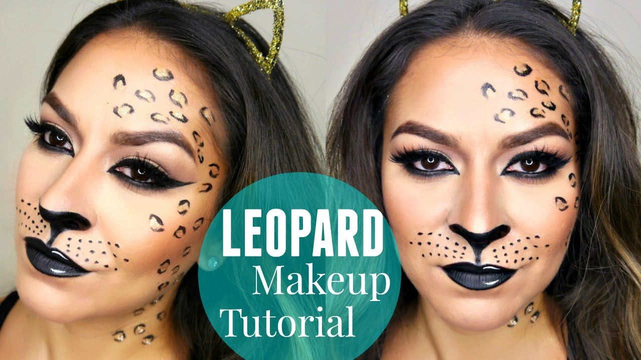 Leopard Eye Makeup Sexy Leopardcheetah Makeup Tutorial Halloween Makeup Tutorial