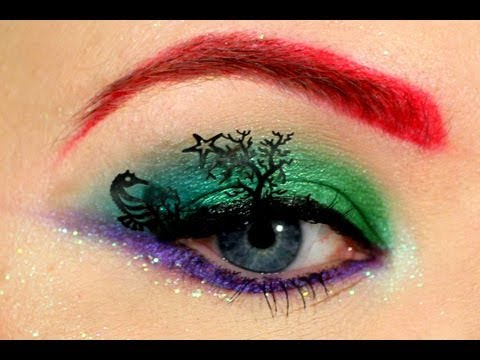 Little Mermaid Eye Makeup The Little Mermaid Makeup Tutorial Youtube