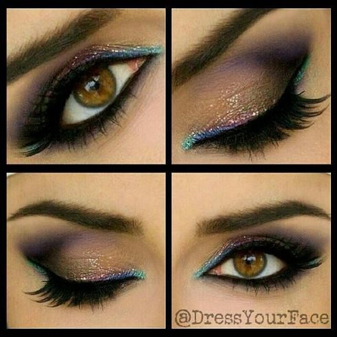 Makeup Colors For Dark Brown Eyes Prom Eye Makeup Makeup Tutorials