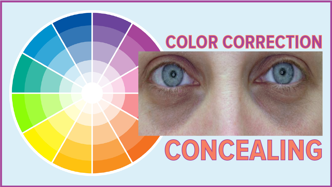 Makeup Colour Wheel For Eyes Color Correction Concealer