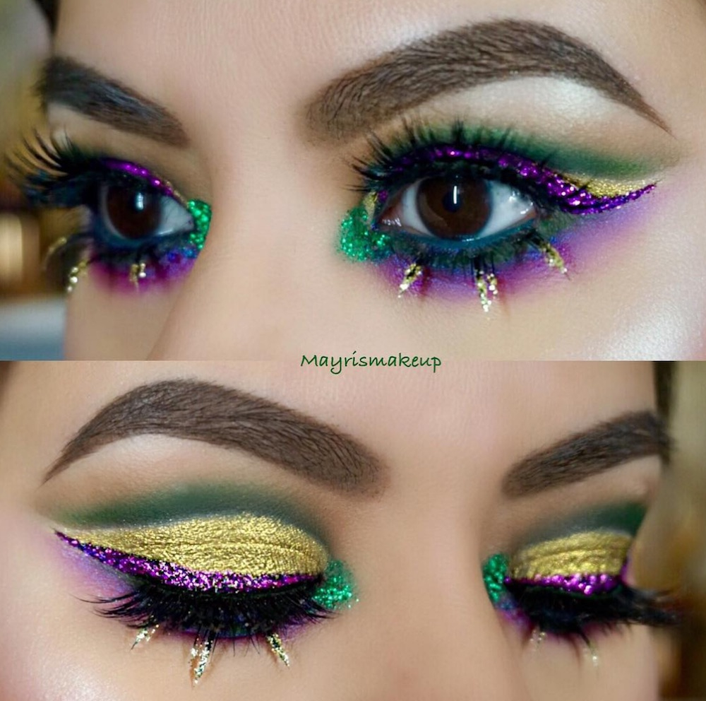 Makeup Designs For Eyes Here Are 13 Mardi Gras Inspired Makeup Looks That Are Guaranteed To