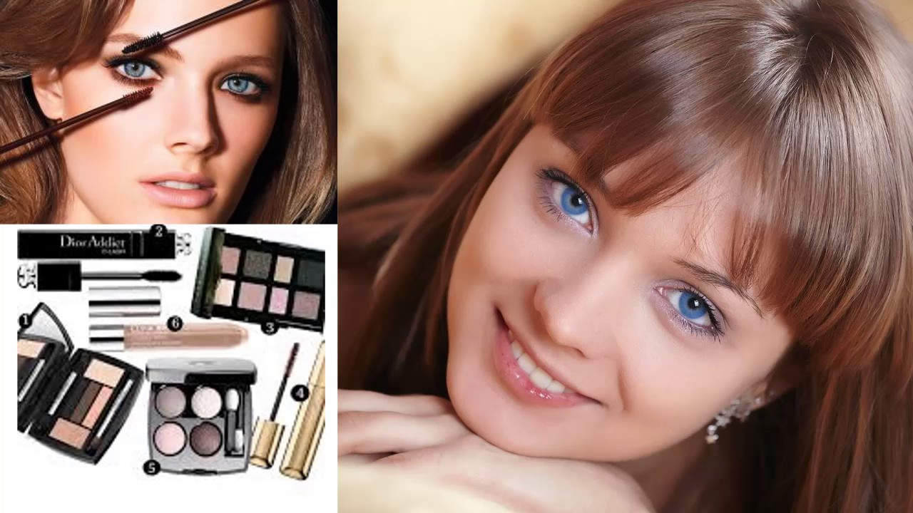 Makeup For Blue Eyes Brown Hair How To Apply Eye Makeup For Blue Eyes And Brown Hair Youtube