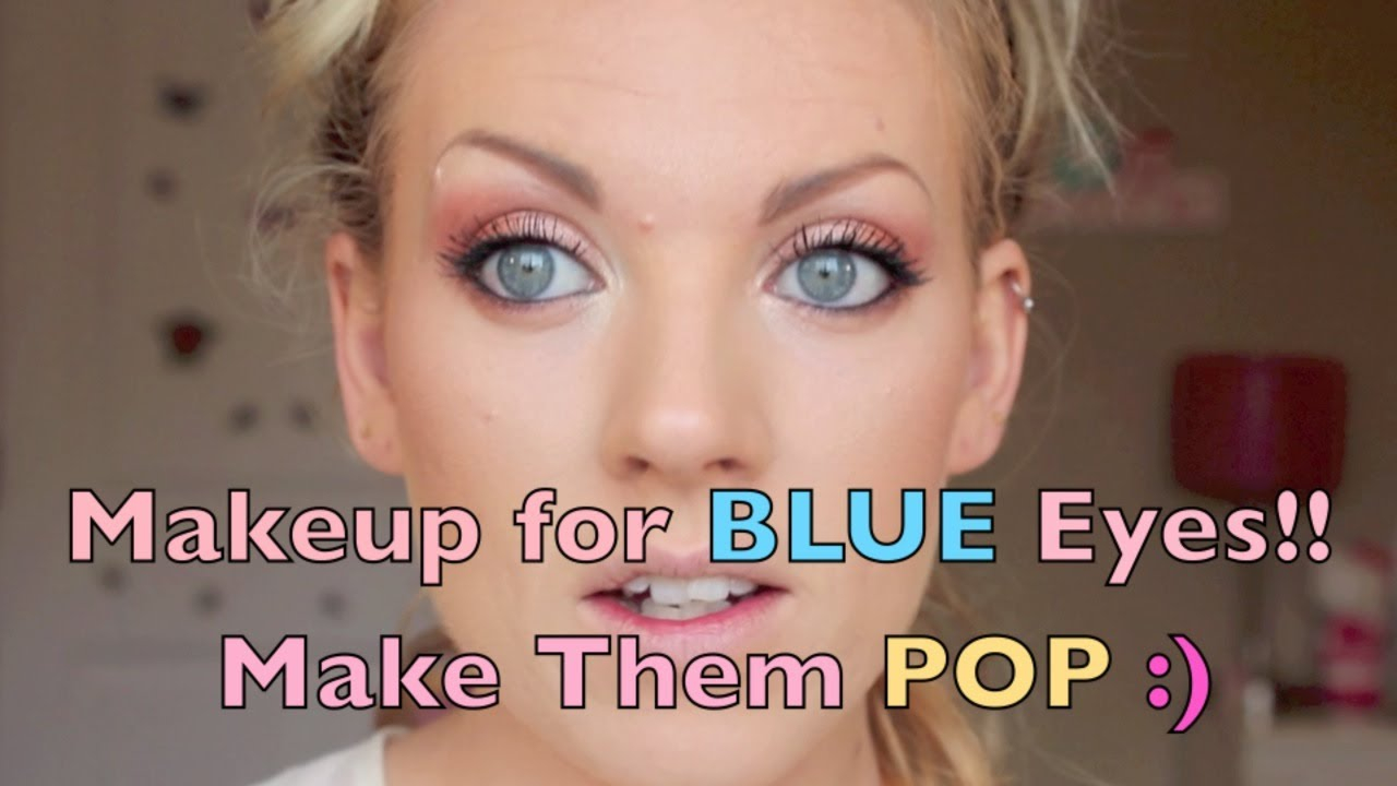 Makeup For Blue Eyes Brown Hair Makeup For Blue Eyes Make Your Blue Eyes Pop Peach And Copper