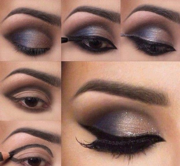 Makeup For Brown Eyes And Brown Hair Make Up Sexy Eyes Black Brown Hairmakeup Inspo Diamonds