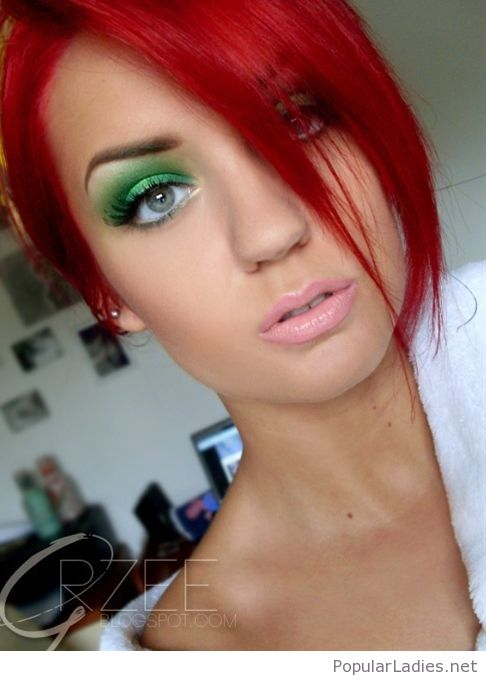 Makeup For Green Eyes Red Hair Red Hair And Green Eye Makeup