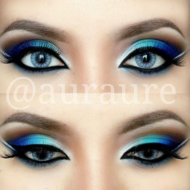 Makeup For Greenish Blue Eyes Blue Green Silver Eye Makeup Pictures Photos And Images For