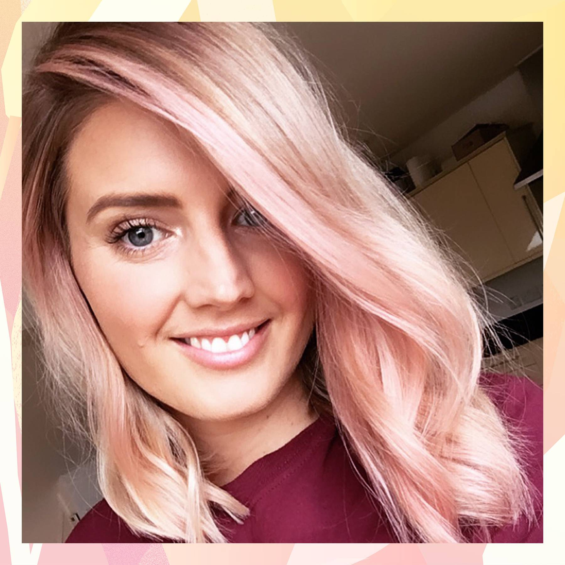 Makeup For Grey Hair And Green Eyes Rose Gold Hair Colour The Trend For The Perfect Pink Hair Shades