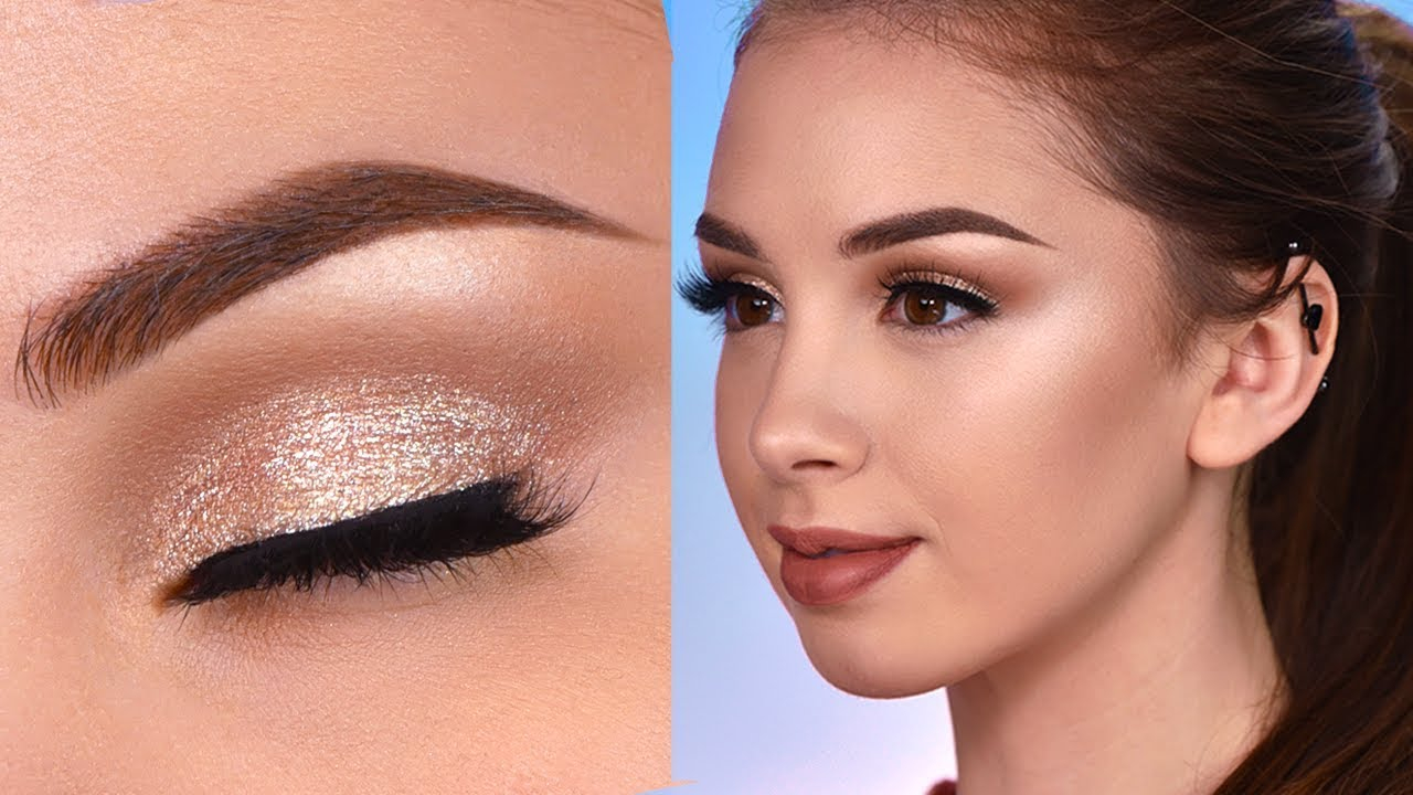 Makeup For Homecoming For Brown Eyes Drugstore Prom Makeup Tutorial Natural Easy Prom Makeup Youtube