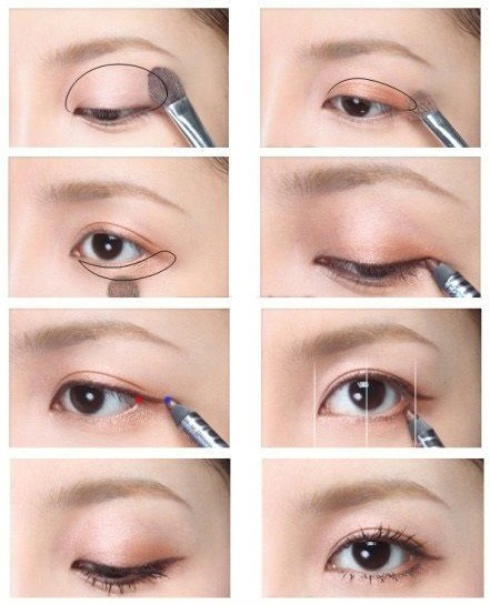 Makeup For Small Asian Eyes Korean Eye Makeup For Monolid And Double Eyelid Korean Site