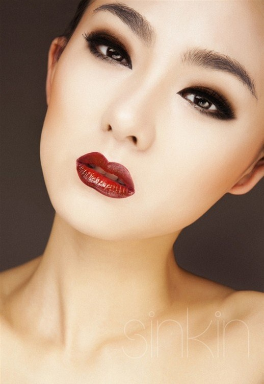 Makeup For Small Asian Eyes Makeup For Asianalmond Eyes Cat Eyes Red Lips