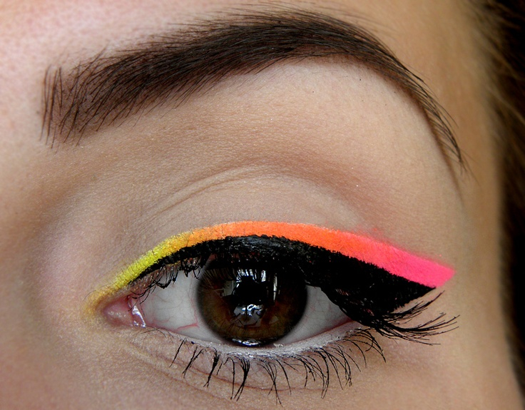 Makeup For Yellow Eyes 17 Fabulous Neon Eye Makeup Ideas For Women Pretty Designs