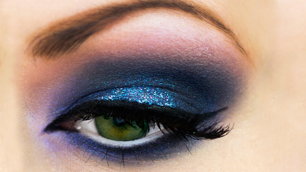 Makeup That Looks Good With Blue Eyes Blue Smokey Eyes Makeup Dos Youtube