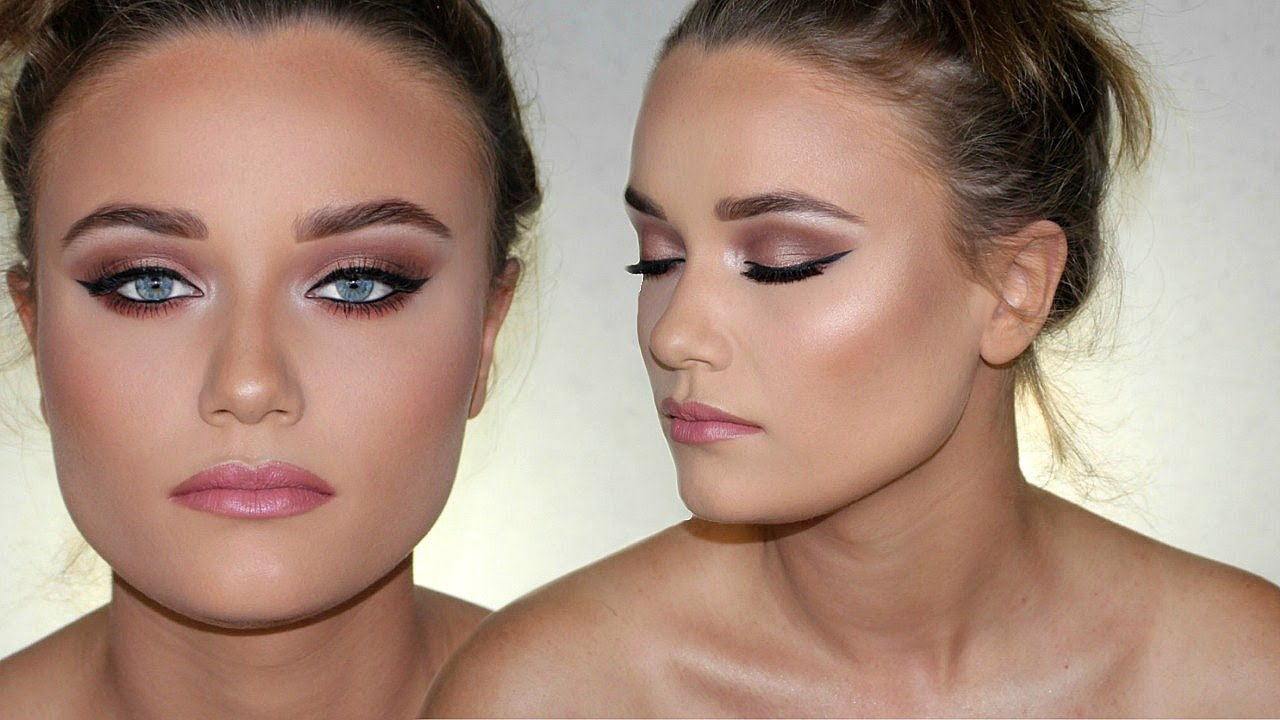 Makeup To Make Blue Eyes Pop How To Make Blue Eyes Pop Client Prom Makeup Tutorial