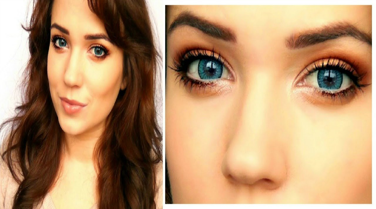 Makeup To Make Blue Eyes Pop How To Make Blue Eyes Pop Youtube