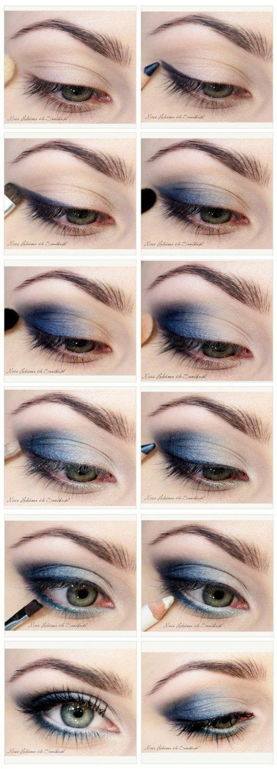 Makeup Tutorials For Blue Eyes 20 Smooth Makeup Tutorials For Blue Eyes With Pictures