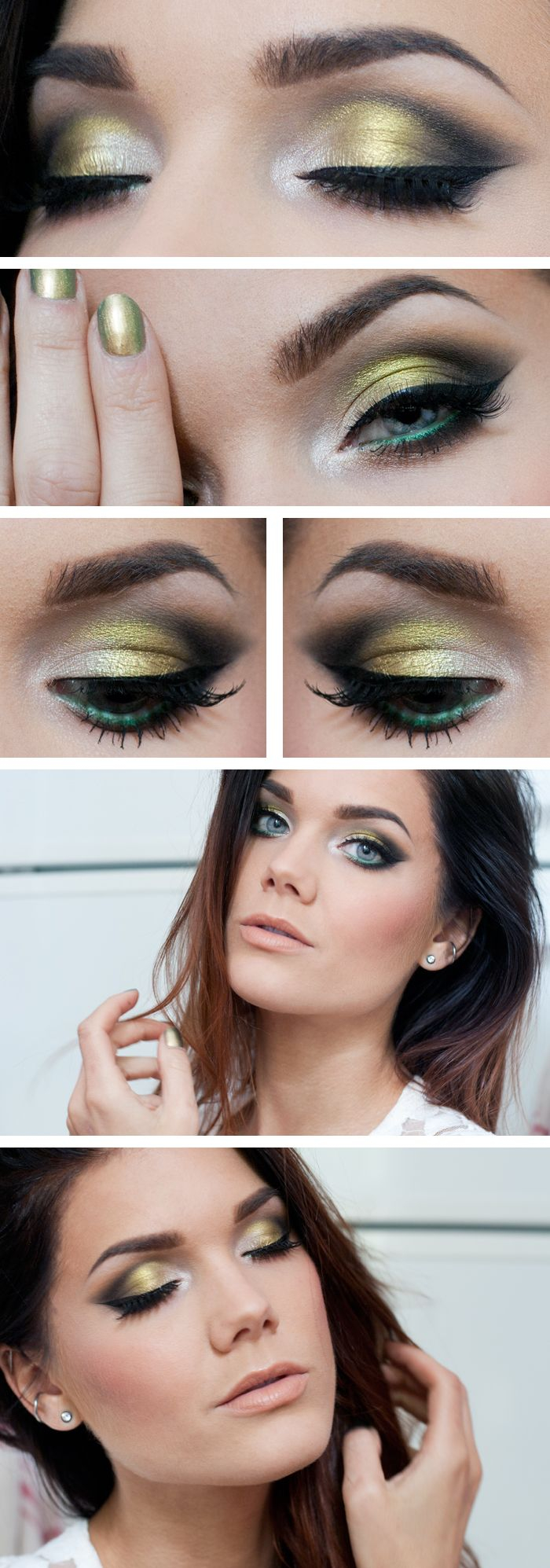 Makeup Tutorials For Green Eyes Top 10 Simple Smokey Eye Makeup Tutorials For Green Eyes