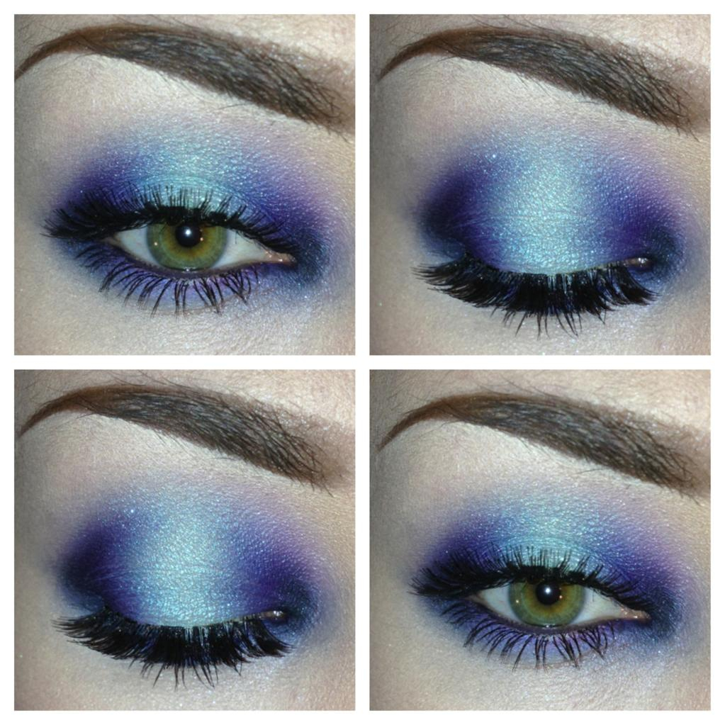 Mermaid Eye Makeup Eotd Todays Eye Makeup Went With Blue Teal Purple And A Little