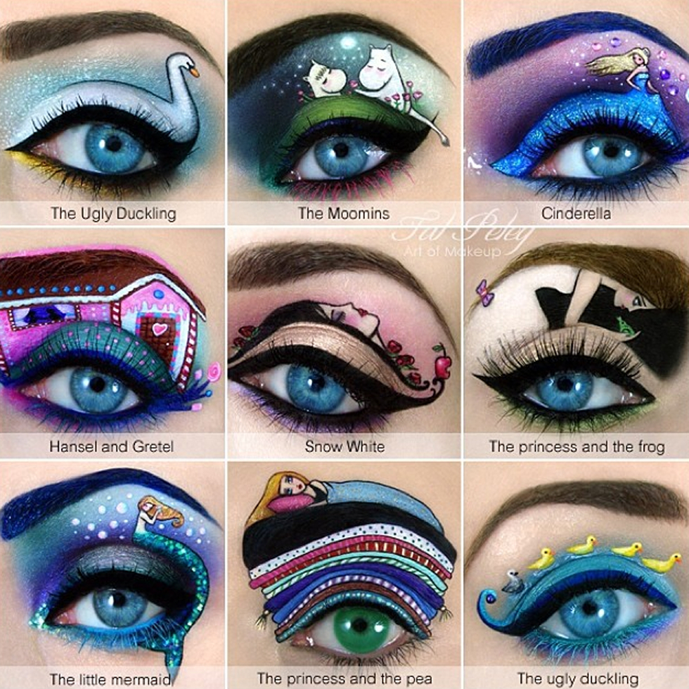 Mermaid Eye Makeup This Artists Eye Makeup Illustrations Are Mindblowingly Beautiful