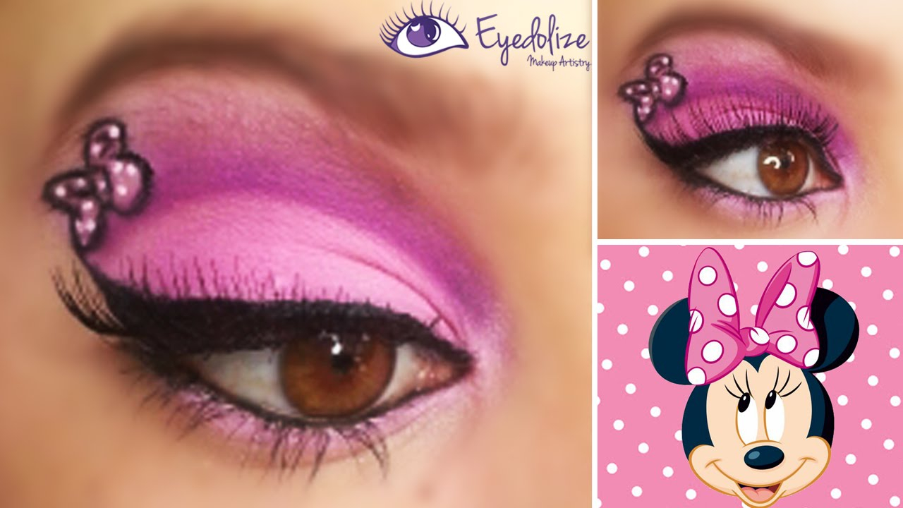 Minnie Mouse Eye Makeup Minnie Mouse Eyeshadow Eyedolize Makeup Youtube