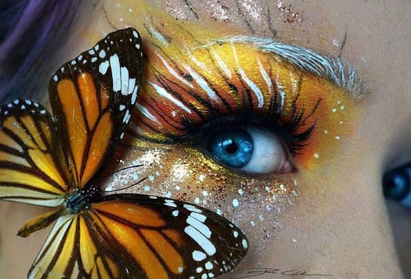 Monarch Butterfly Eye Makeup 14 Magical Makeup Designs That Will Transport You To Another World