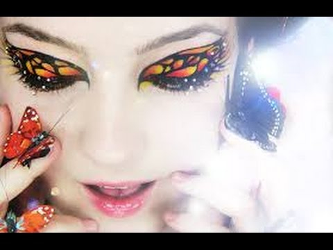 Monarch Butterfly Eye Makeup Butterfly Eye Makeup Ideas Makeup Tutorials