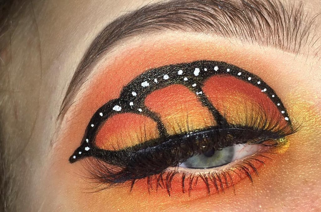 Monarch Butterfly Eye Makeup Butterfly Eye Makeup Instagram Beauty Trend Popsugar Beauty Uk