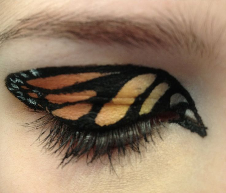Monarch Butterfly Eye Makeup Monarch Butterfly Eye Makeup