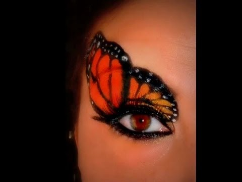 Monarch Butterfly Eye Makeup Monarch Butterfly Make Up The Tutorial Youtube