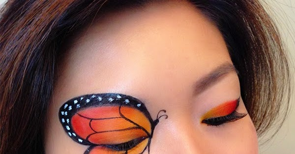 Monarch Butterfly Eye Makeup Style Cat Monarch Butterfly Inspired Makeup