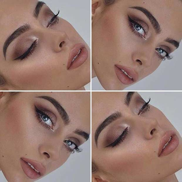 Natural Makeup Looks For Brown Eyes 31 Beautiful Wedding Makeup Looks For Brides Stayglam