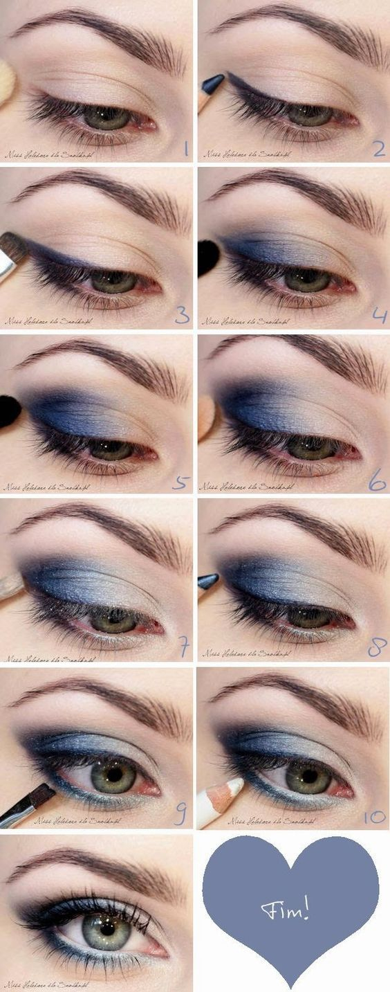 Navy Blue Eye Makeup How To Rock Blue Makeup Looks 20 Blue Makeup Ideas Tutorials