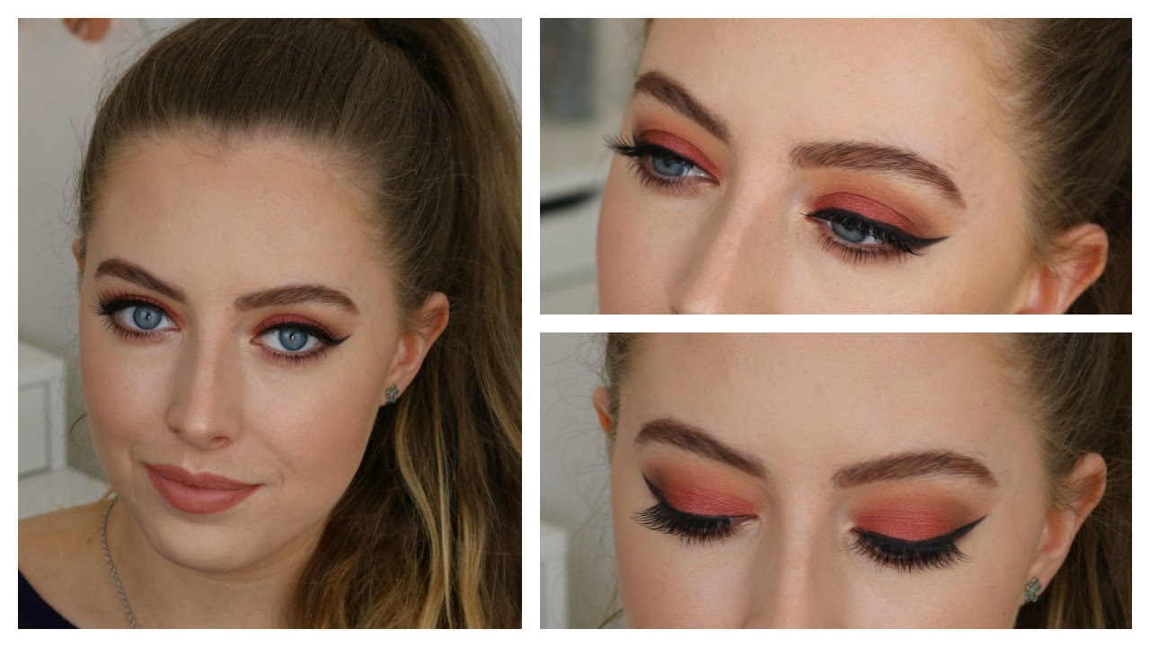 Nice Eye Makeup For Blue Eyes Red Smokey Eye Makeup Tutorial For Blue Eyes Beauty District