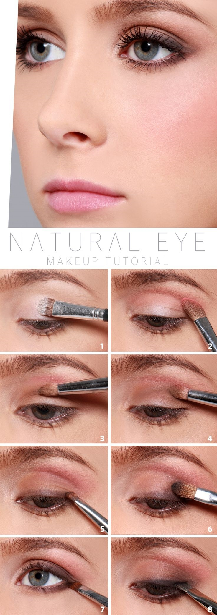 Nude Eye Makeup Tutorial Top 10 Easy Natural Eye Makeup Tutorials