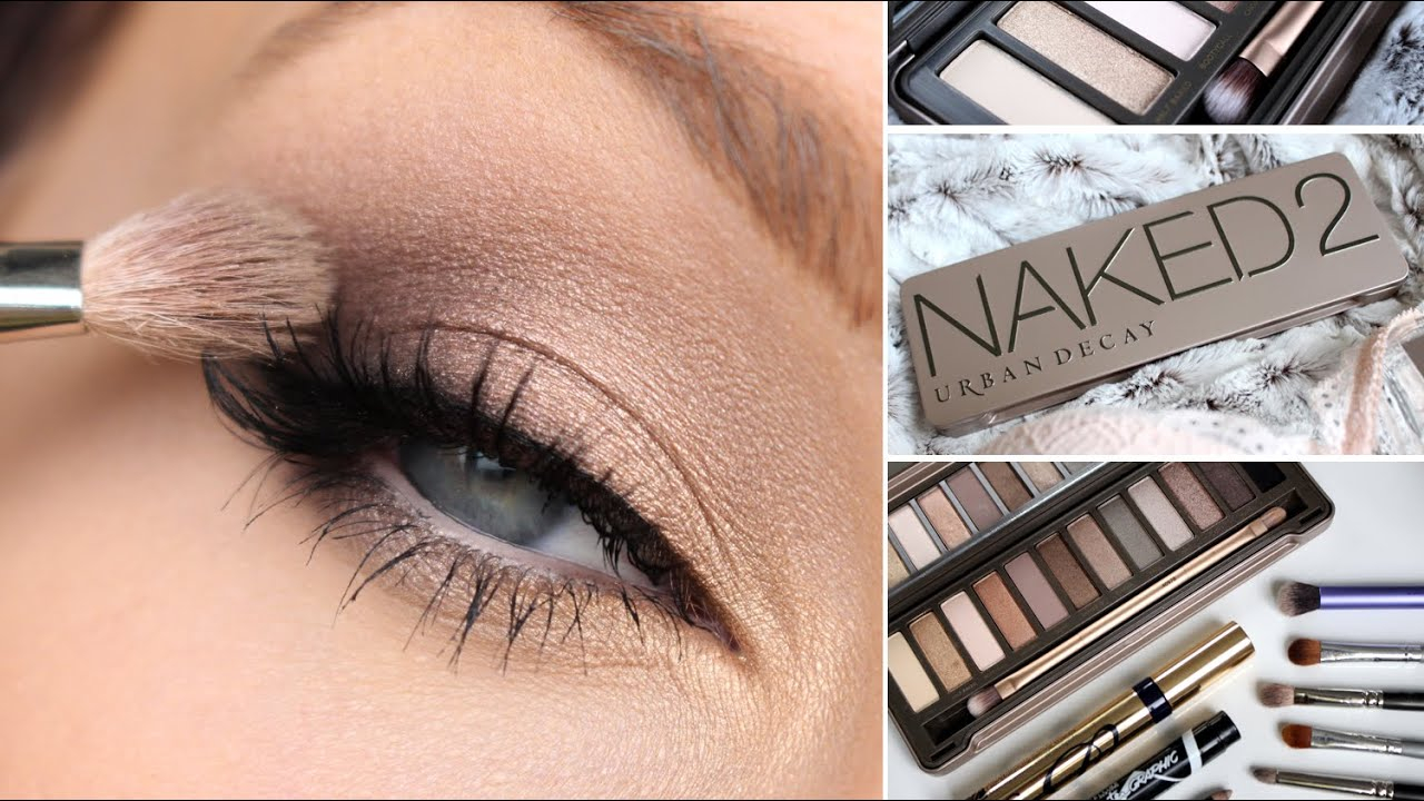 Nude Eye Makeup Tutorial Urban Decay Naked 2 Eyeshadow Palette Tutorial Youtube