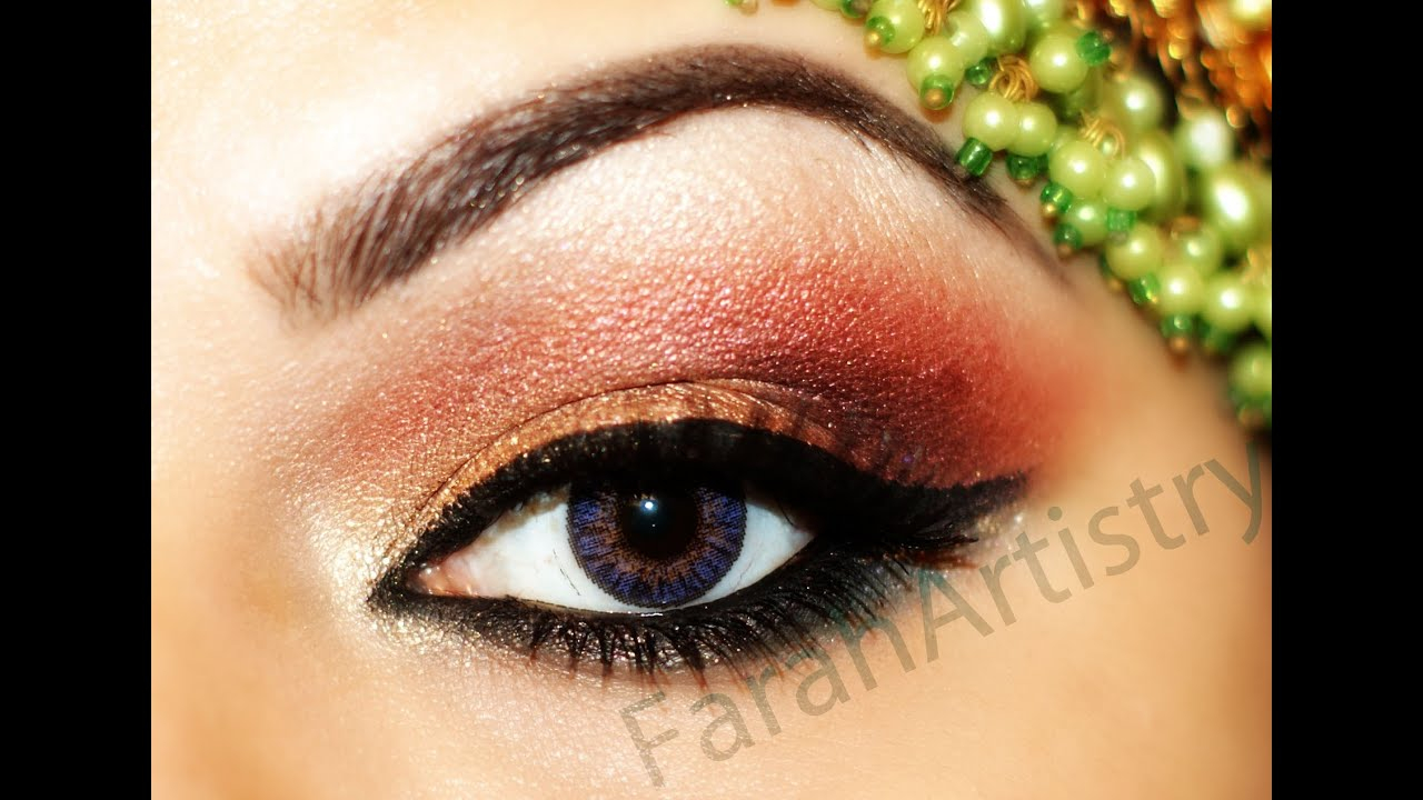 Pakistani Eye Makeup Step By Step Classic Pakistani Indian Bridal Eye Makeup Youtube