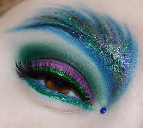 Peacock Inspired Eye Makeup 15 Amazing Peacock Inspired Eye Makeup Looks For 2014 Pretty Designs