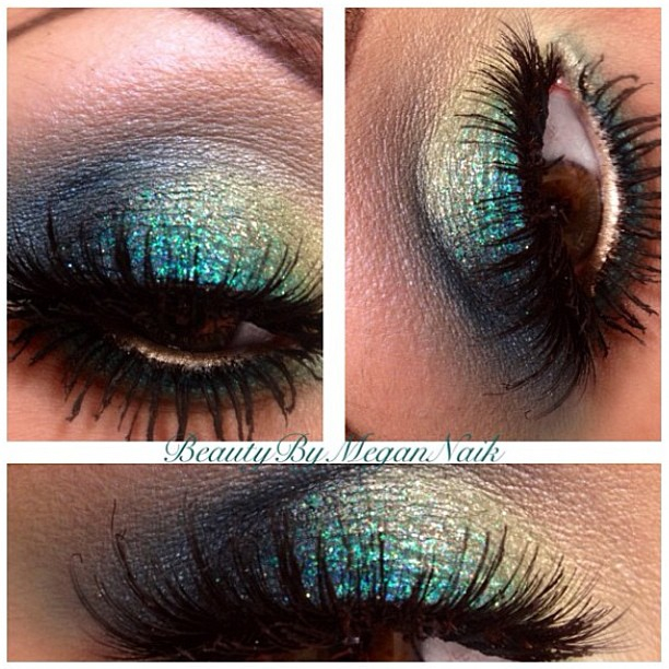 Peacock Inspired Eye Makeup 18 Peacock Feather Inspired Eye Makeup Looks Fashionsy