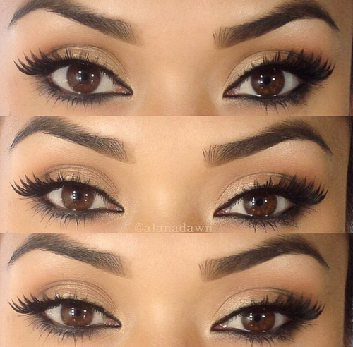 Pictures Of Pretty Eye Makeup Pretty Brown Eye Makeup Shared Kittiya On We Heart It