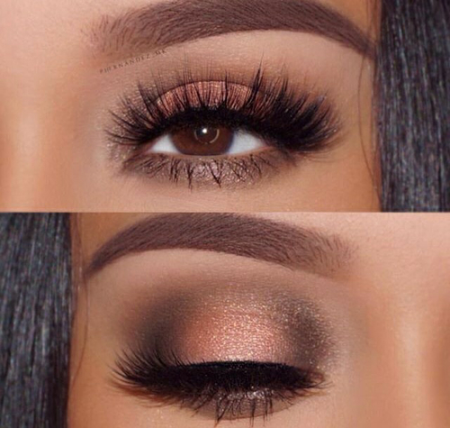Pink Makeup For Brown Eyes Image About Pink In Makeup Crystal Scott On We Heart It