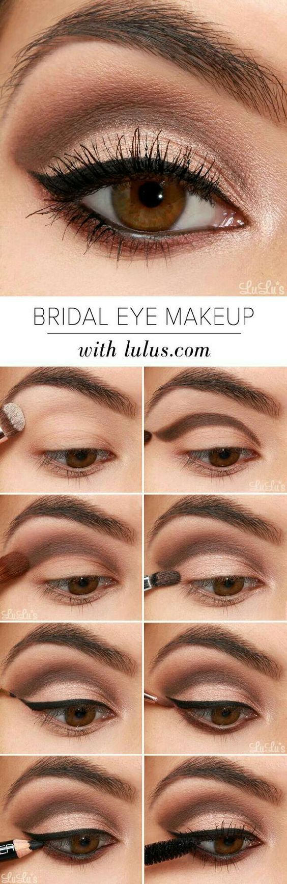 Pretty Eye Makeup For Brown Eyes 10 Easy Step Step Makeup Tutorials For Brown Eyes