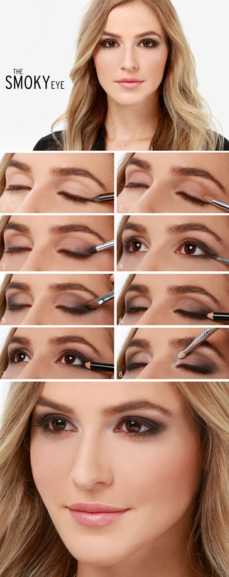 Pretty Light Eye Makeup 11perfect Smoky Eye Makeup Tutorials For Different Occasions