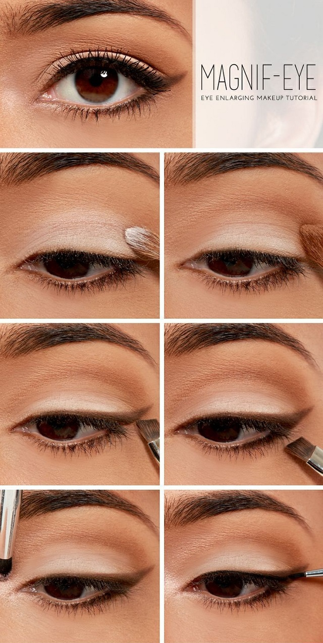 Pretty Light Eye Makeup Makeup Tutorial To Enlarge Your Eyes Alldaychic