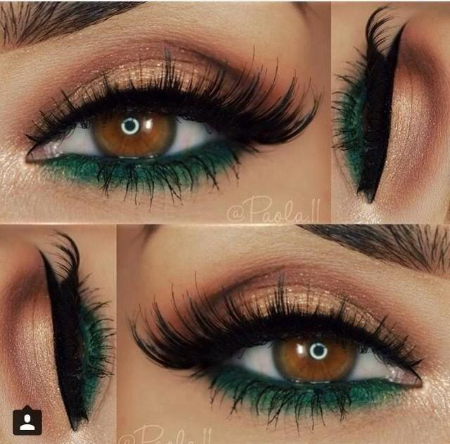 Prom Makeup Green Eyes Prom Makeup Gorgeous Eyes And A Nice Combination Of Green And Gold