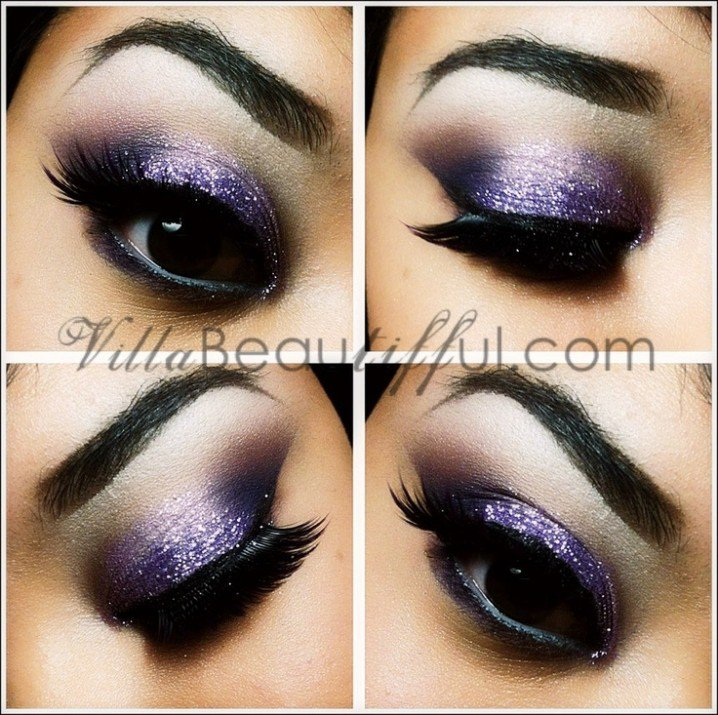 Purple Black Eye Makeup 20 Fashionable Smoky Purple Eye Makeup Tutorials For All Occasions