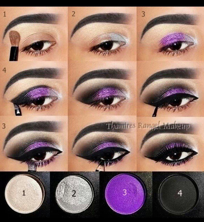 Purple Black Eye Makeup 20 Fashionable Smoky Purple Eye Makeup Tutorials For All Occasions