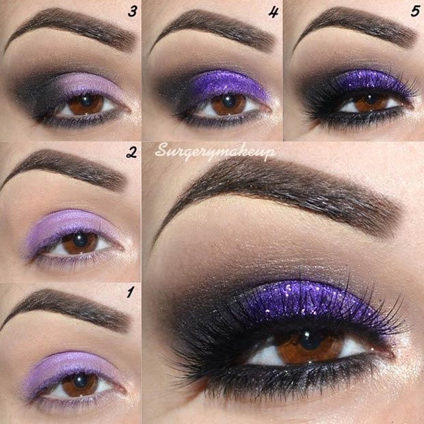 Purple Black Eye Makeup 21 Glamorous Smokey Eye Tutorials Stayglam Page 2