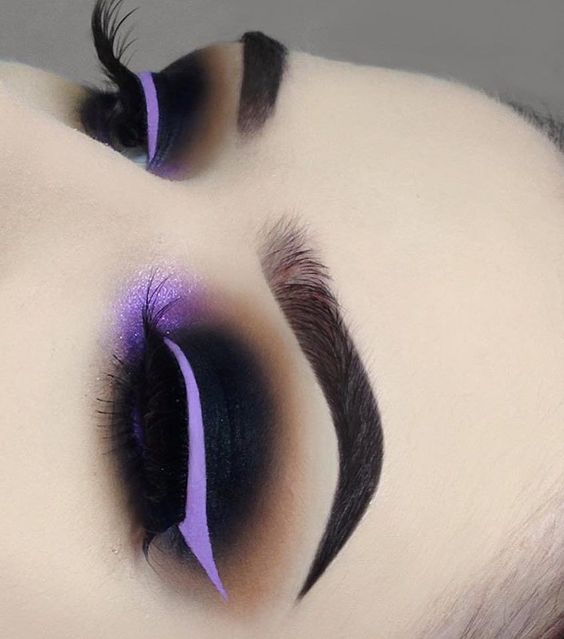 Purple Black Eye Makeup Black Eye Makeup And Purple Details Miladies