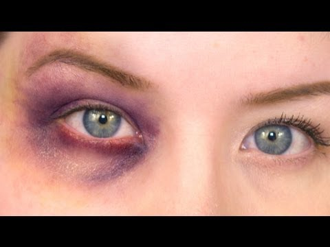 Purple Black Eye Makeup Fx Makeup Series Black Eye Youtube