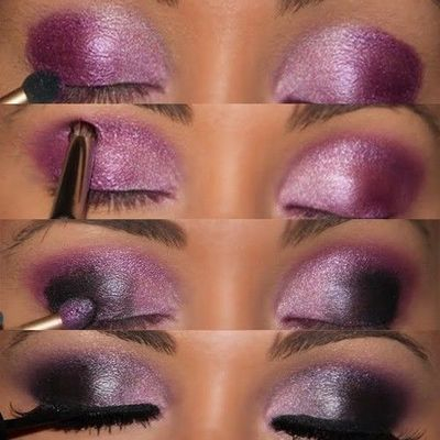 Purple Black Eye Makeup Purple And Black Eyeshadow Make Up Tips Juxtapost