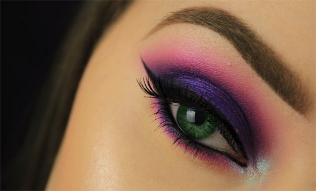 Purple Pink Eye Makeup 9 Fun Colorful Eyeshadow Tutorials For Makeup Lovers